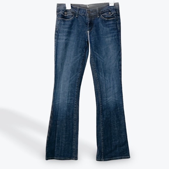 Citizens Of Humanity Denim - Citizens of Humanity 2000s Kelly Vintage Jeans Blue Low Rise Flap Pocket Size 28